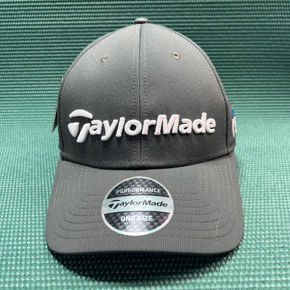 Taylormade TM18 Tour Radar Hat Charcoal Gray Adjustable One Size  NWT